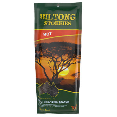 Biltong Hot Stokkies 250g