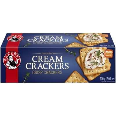 Bakers Cream Crackers 200g