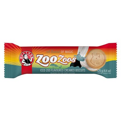 Bakers Zoo Zoos Cream Biscuit 125g