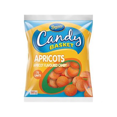 Beacon Candy Basket Apricots 360g (72s)
