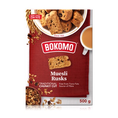 Bokomo Rusks Muesli 500g