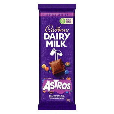 Cadbury Dairy Milk Astros Slab 80g