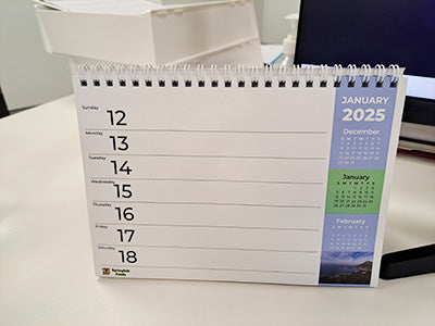 Calendar Desk Springbok Foods