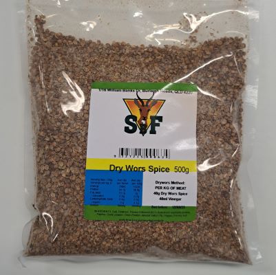 Dry Wors Spice 500g for 12.5kg