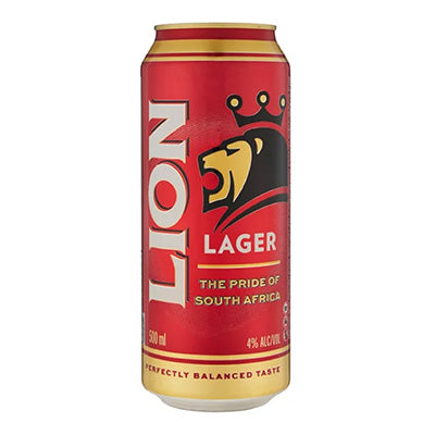 Lion Lager 500ml cans - BB: 25/04/2024