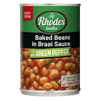 Rhodes Baked Beans in Braai Sauce 410g