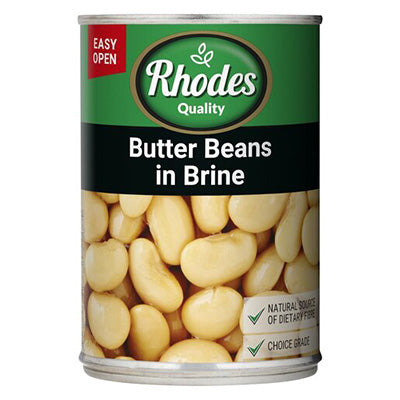 Rhodes Butter Beans in Brine 410g