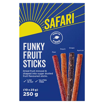 Safari Fruit Sticks 25g (Pack of 10)