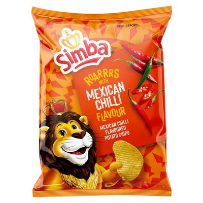 Simba Chips Mexican Chilli 120g - BB: