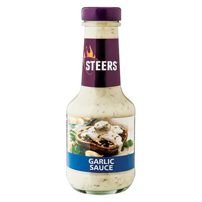 Steers Sauce Garlic 375ml - BB 08/02/2024