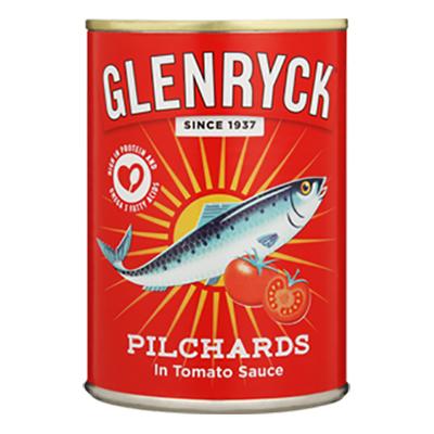 Glenryck Pilchards In Tomato Sauce 400g