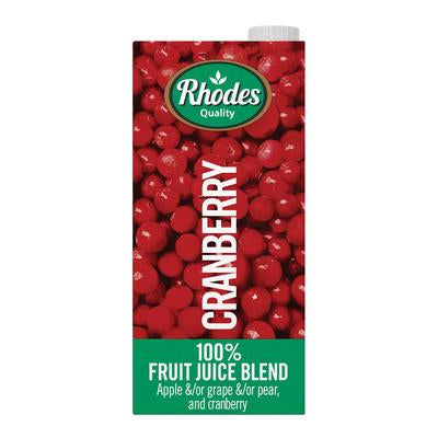 Rhodes Fruit Juice Cranberry 1L