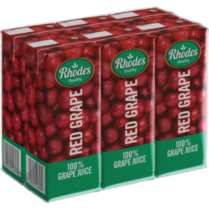 Rhodes Fruit Juice Red Grape 200ml